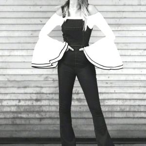 - TORN by Ronny Kobo denim jumpsuit nwot